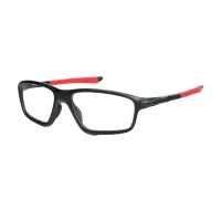 Rectangle Black/Red Eyeglasses