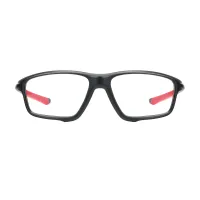 Rectangle Black/Red Eyeglasses