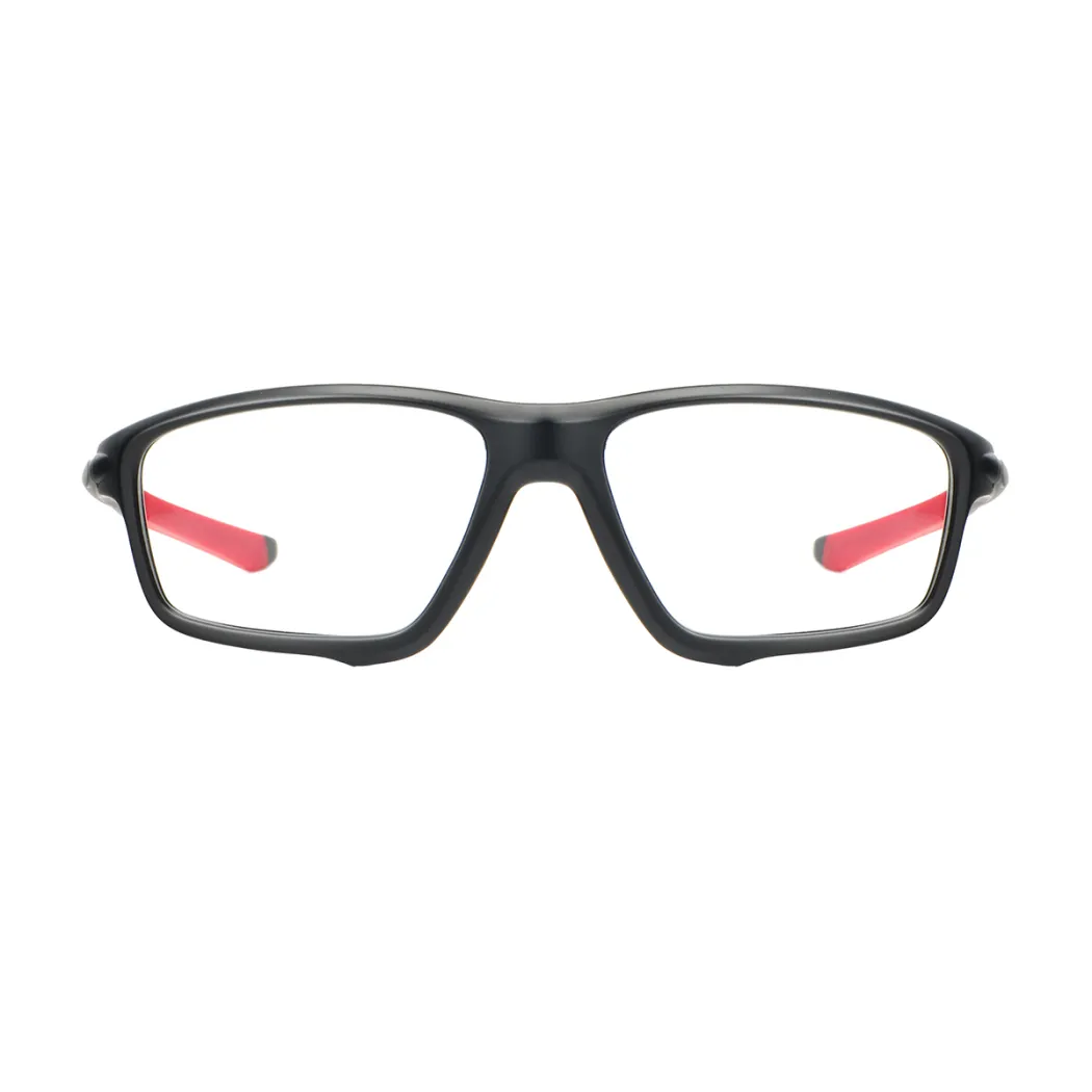 Rectangle Black/Red Eyeglasses