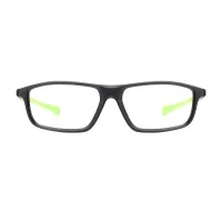 Oval Black/Green Eyeglasses