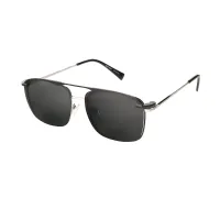 Square Black Silver Eyeglasses