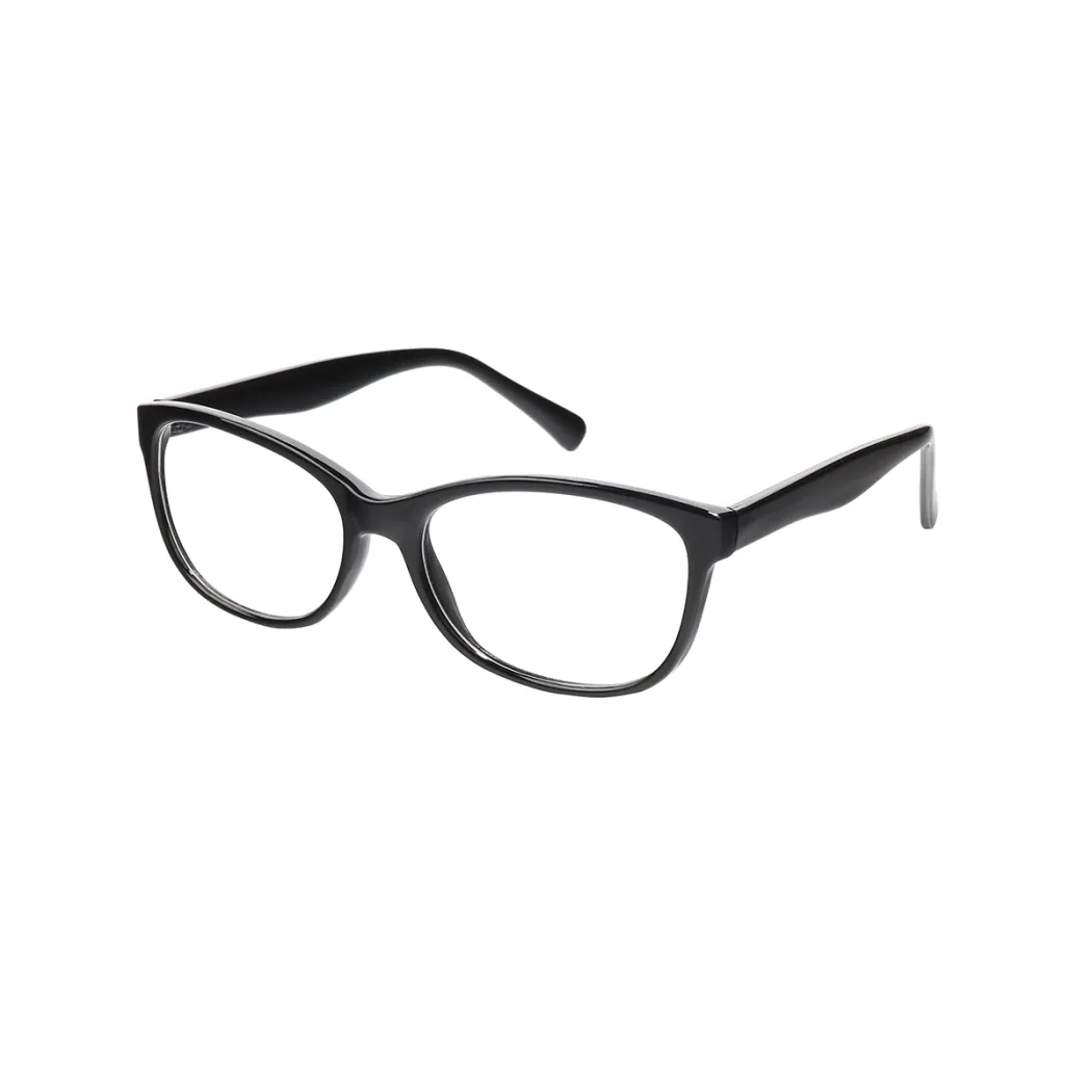 Oval Black Eyeglasses