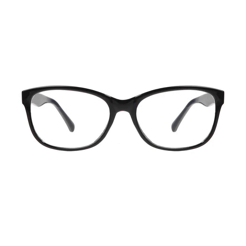 Oval Black Eyeglasses