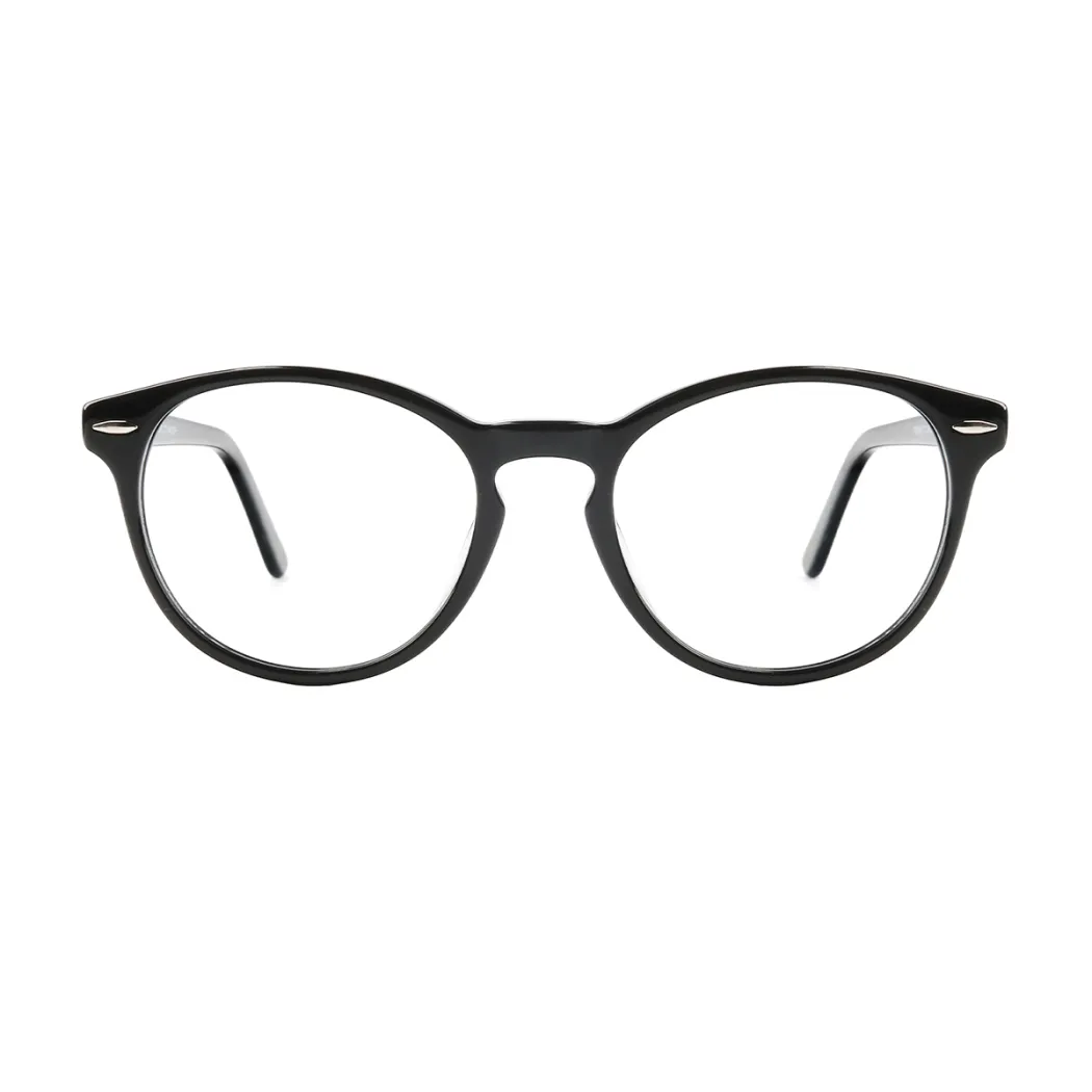 Oval Black Eyeglasses