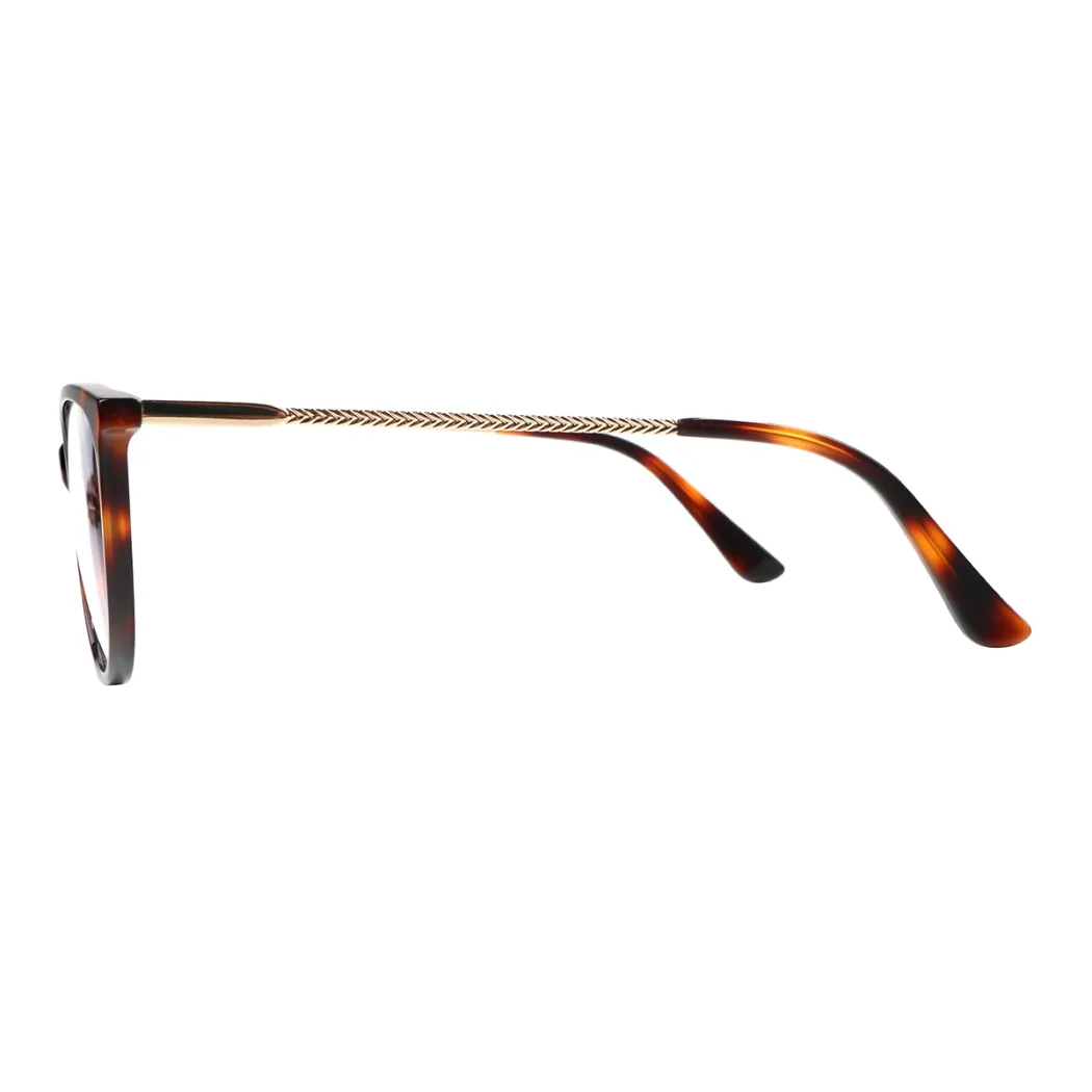 Oval Tortoiseshell Eyeglasses