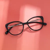 Cat-eye Black Eyeglasses