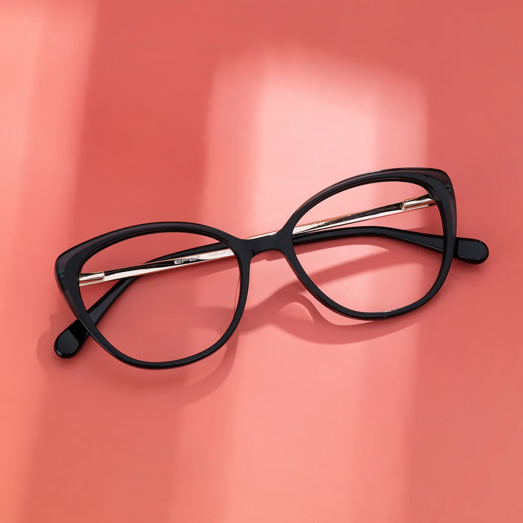 Cat-eye Black Eyeglasses