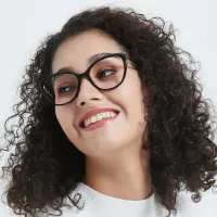 Cat-eye Black Eyeglasses