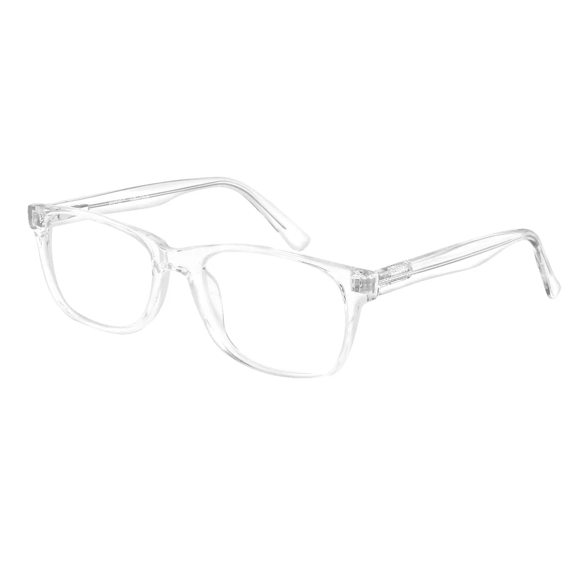 Rectangle Clear Eyeglasses