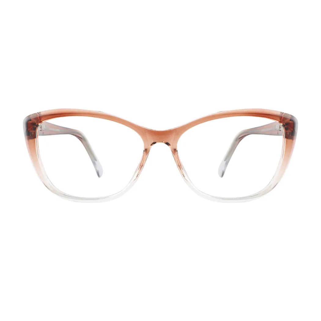 Square Brown/Clear Eyeglasses