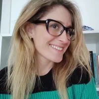 Rectangle Black/Orange Eyeglasses