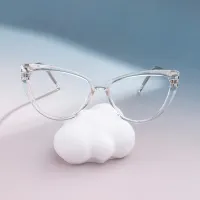Cat-eye Clear Eyeglasses