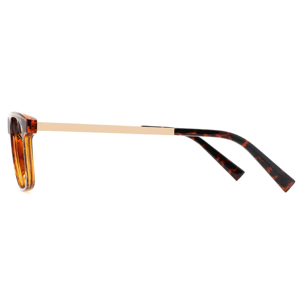 Rectangle Tortoiseshell Eyeglasses