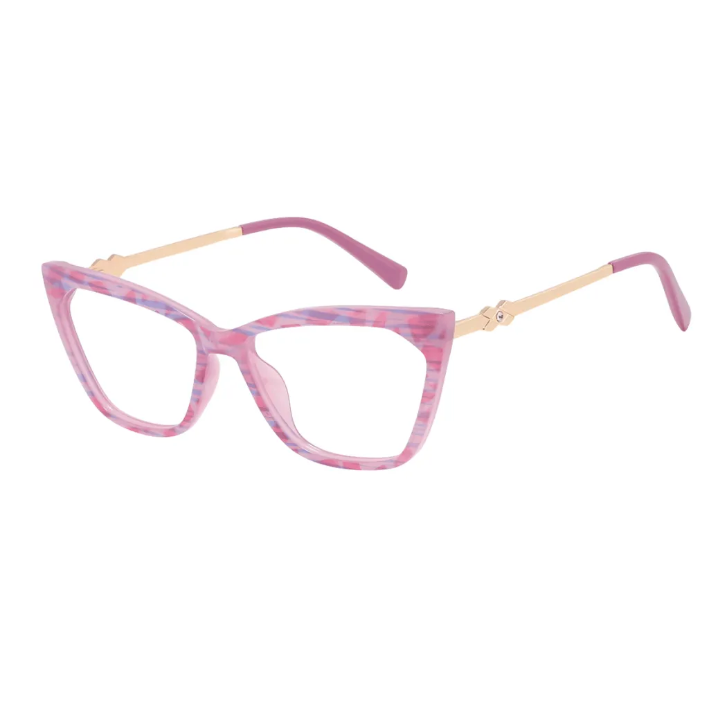 Cat-eye Pink Tortoiseshell Eyeglasses