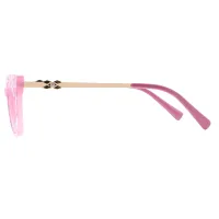 Cat-eye Pink Tortoiseshell Eyeglasses
