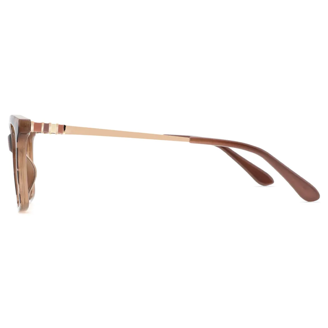 Rectangle Tortoiseshell Eyeglasses