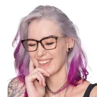 Rectangle Tortoiseshell Eyeglasses