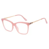 Rectangle Pink Eyeglasses