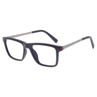 Rectangle Blue Eyeglasses
