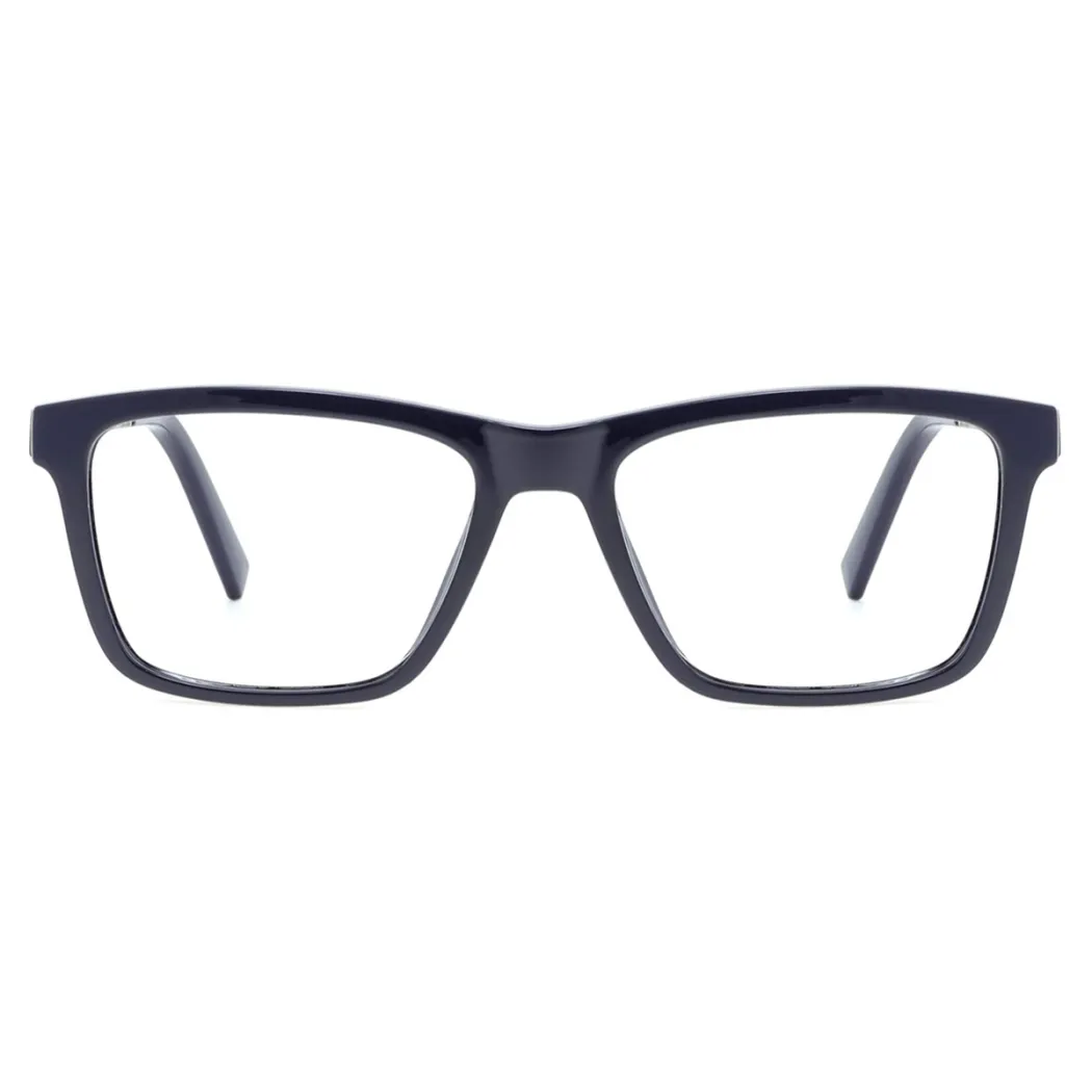 Rectangle Blue Eyeglasses