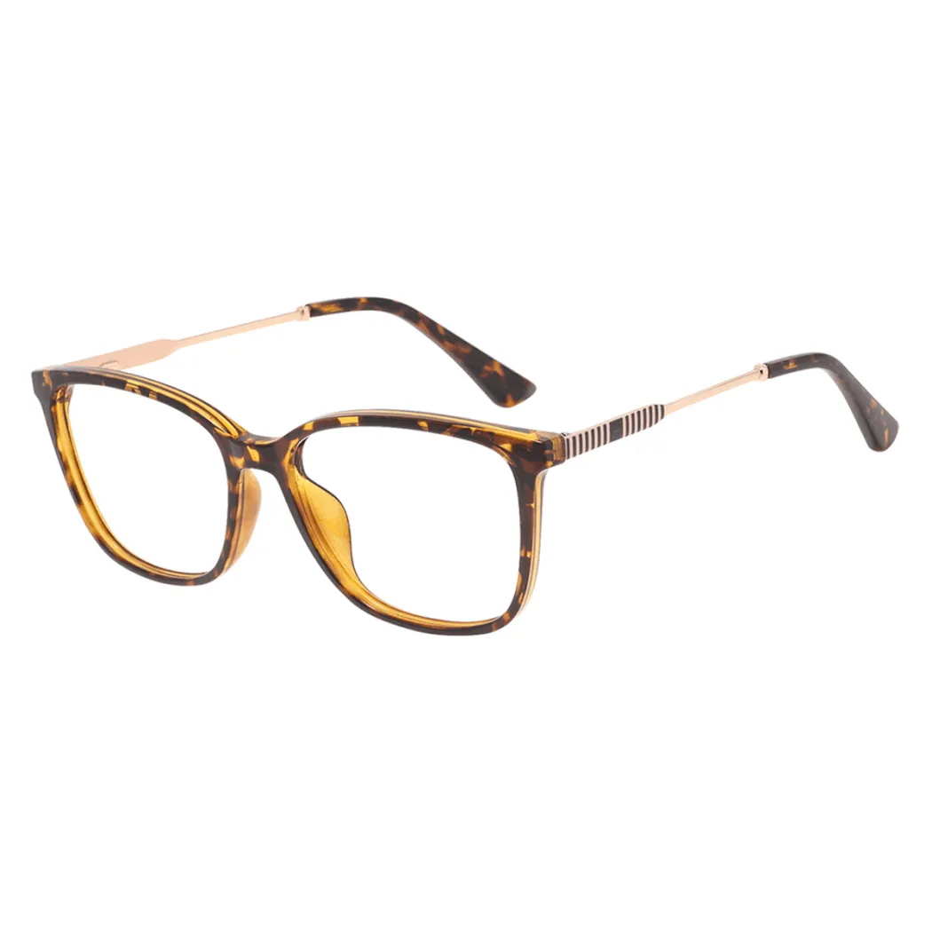 Rectangle Tortoiseshell Eyeglasses