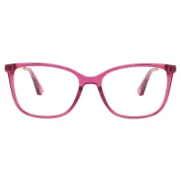 Rectangle Transparent Purple Eyeglasses