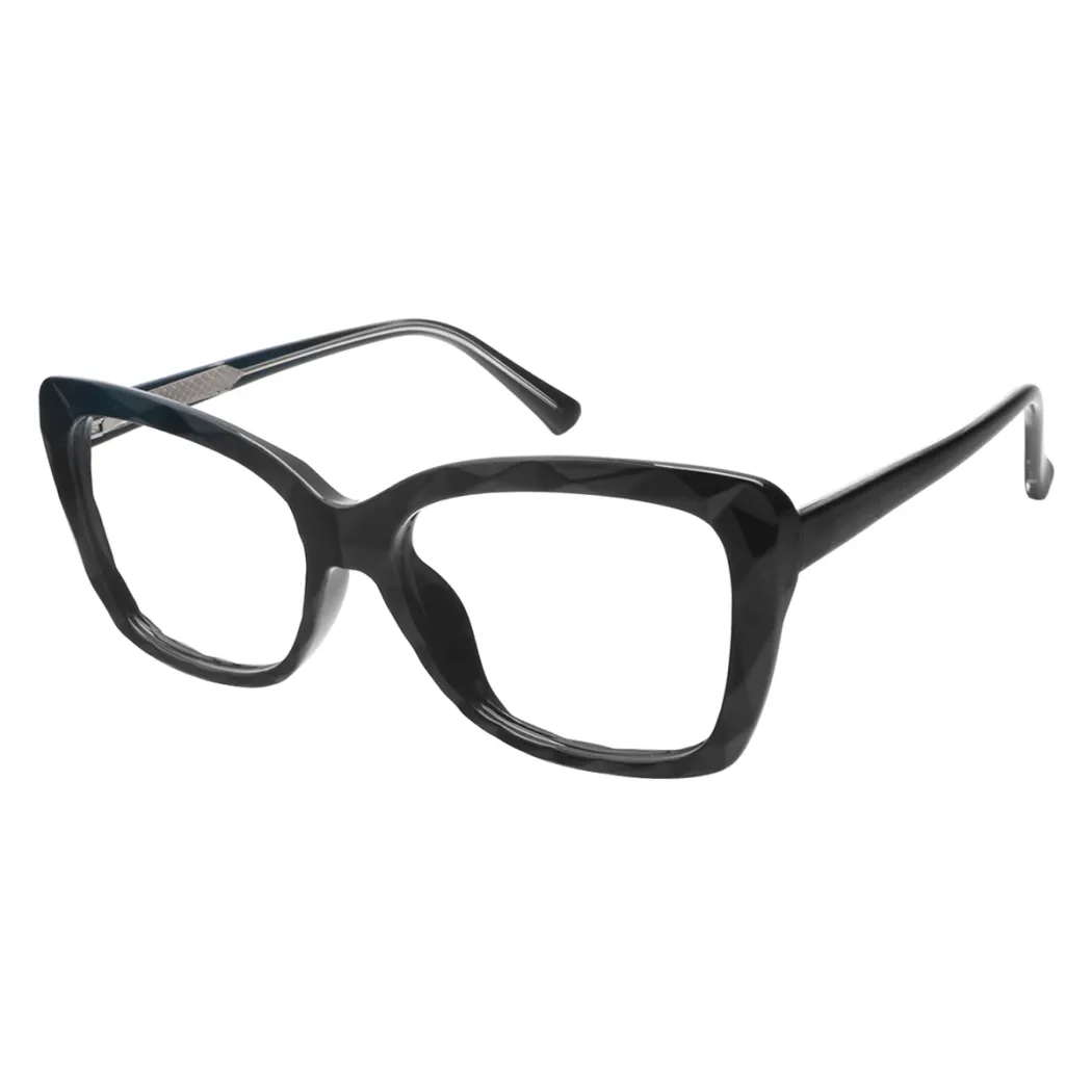 Square Black Eyeglasses