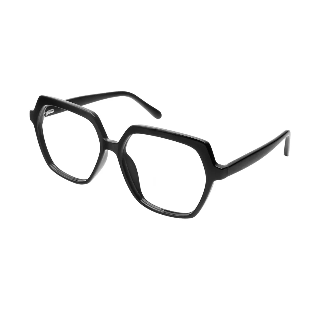 Square Black Eyeglasses