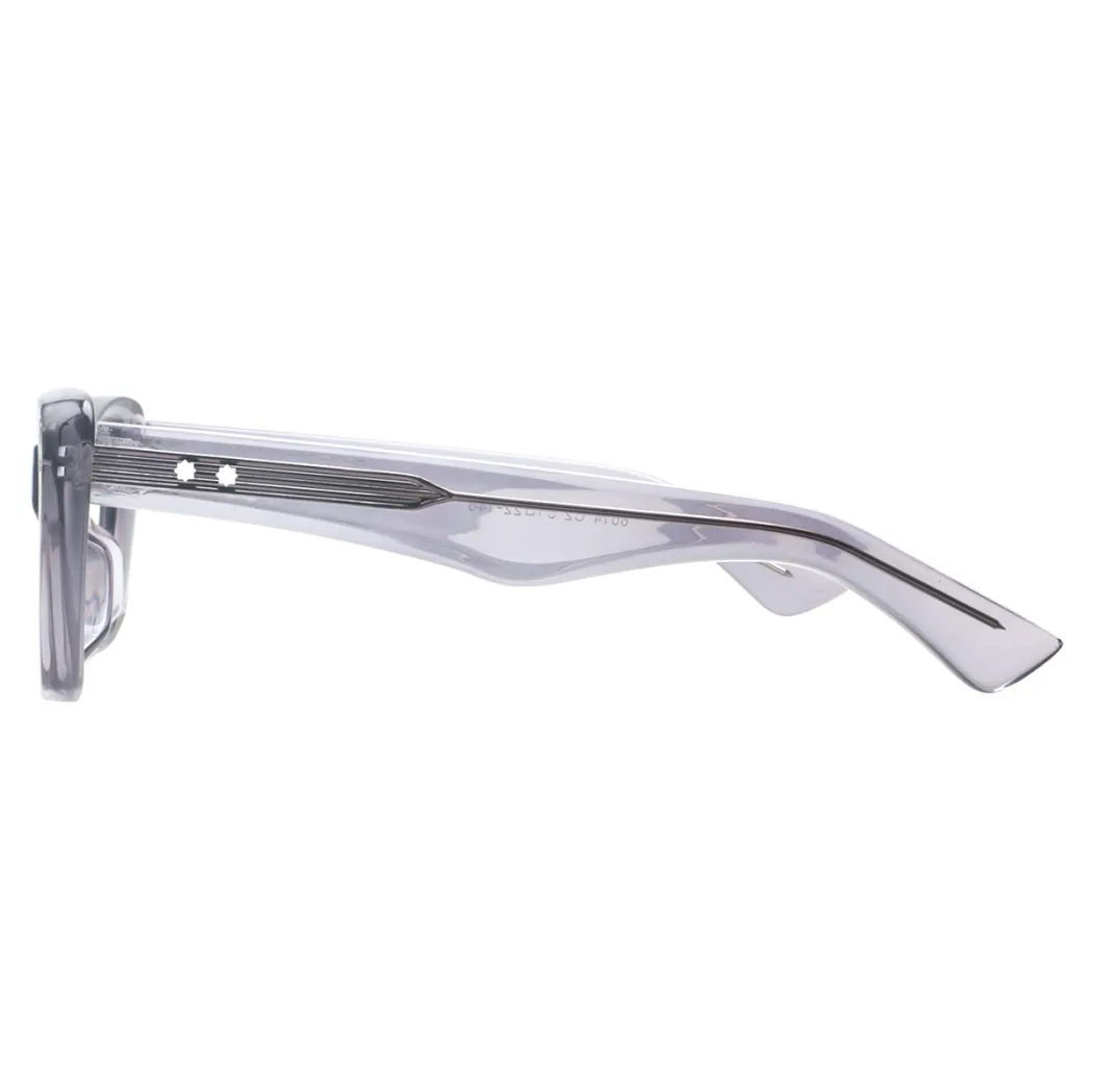Cat-eye Transparent Gray Eyeglasses