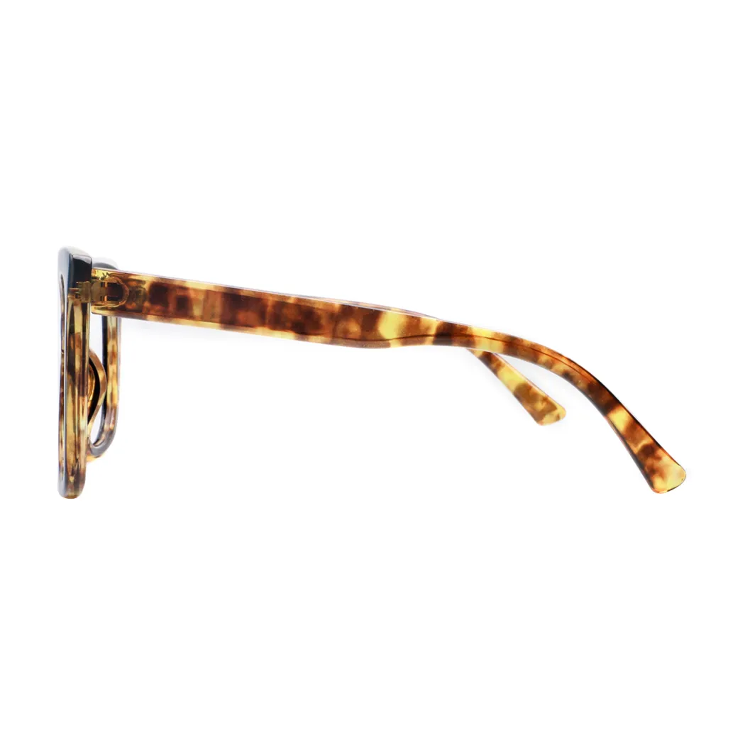 Square Navy Blue Eyeglasses