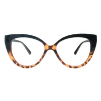 Cat-eye Black/Tortoiseshell Eyeglasses