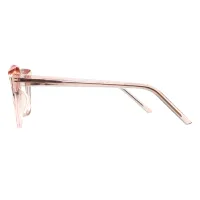 Cat-eye Transparent Pink Eyeglasses