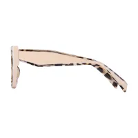 Geometric Ivory Tortoiseshell Eyeglasses