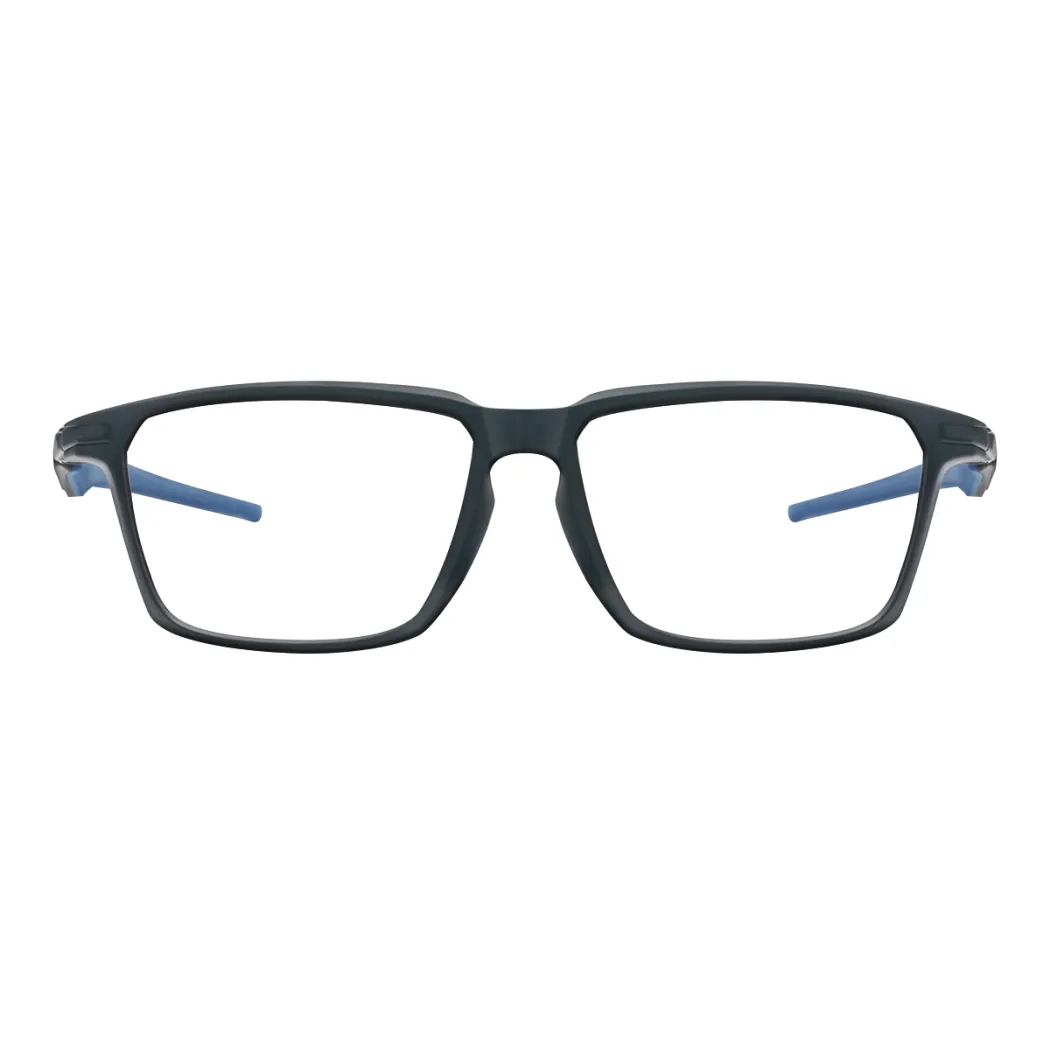 Rectangle Blue Eyeglasses