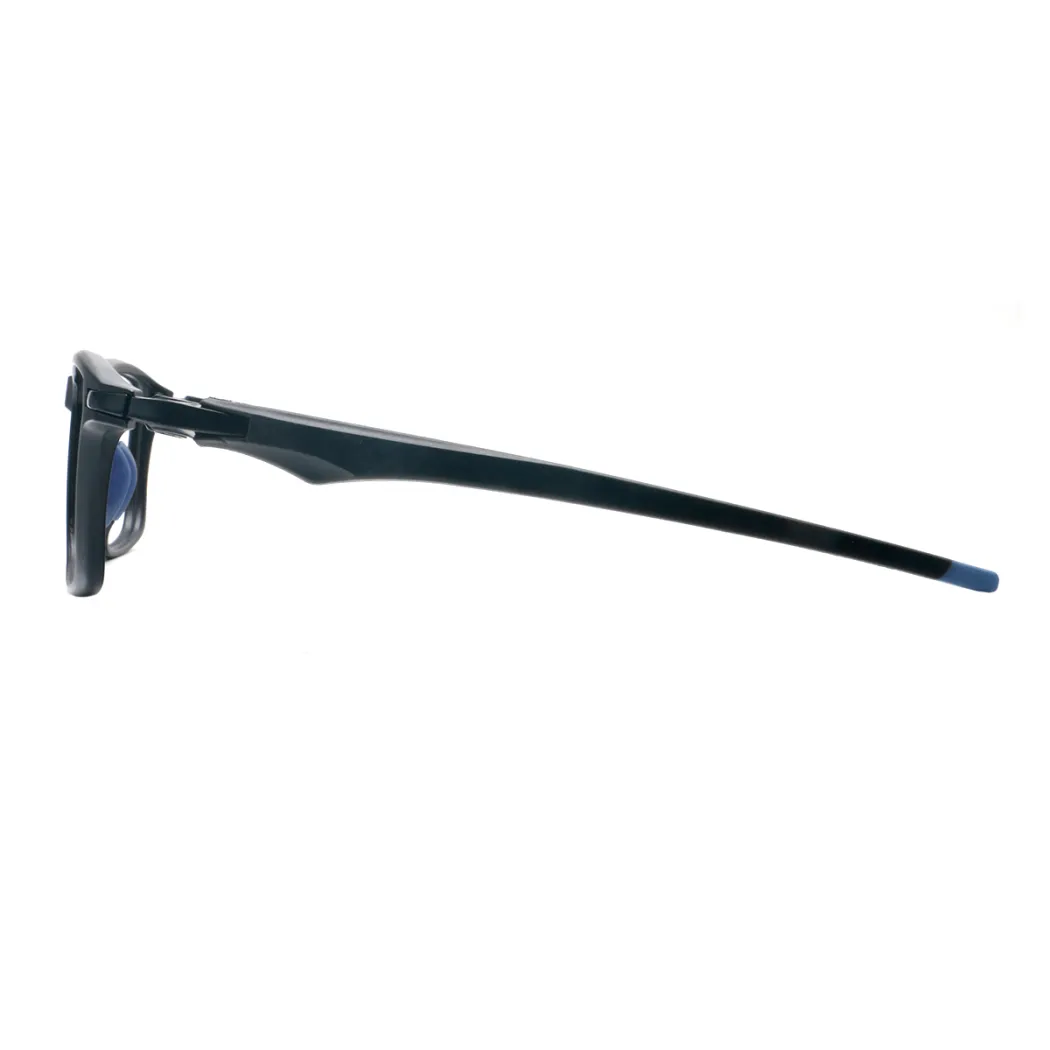 Rectangle Blue Eyeglasses