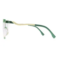 Square Green Eyeglasses