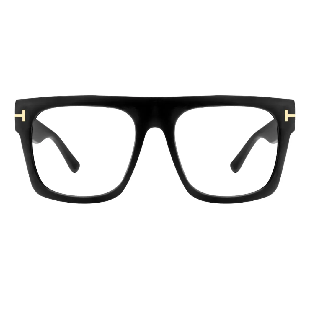 Square Black Eyeglasses