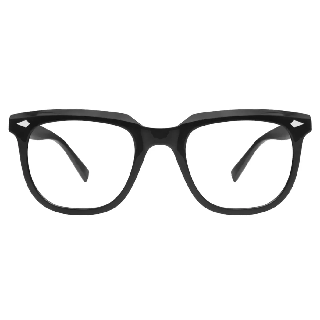 Square Black Eyeglasses