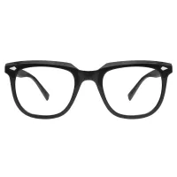 Square Black Eyeglasses