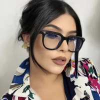 Square Black Eyeglasses