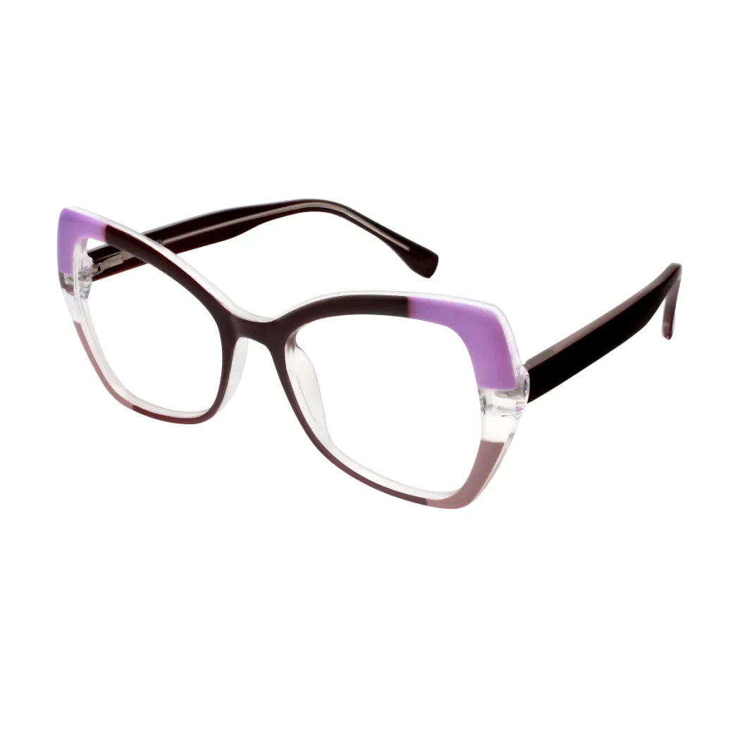 Cat-eye Brown Eyeglasses