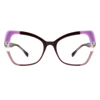 Cat-eye Brown Eyeglasses