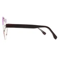 Cat-eye Brown Eyeglasses