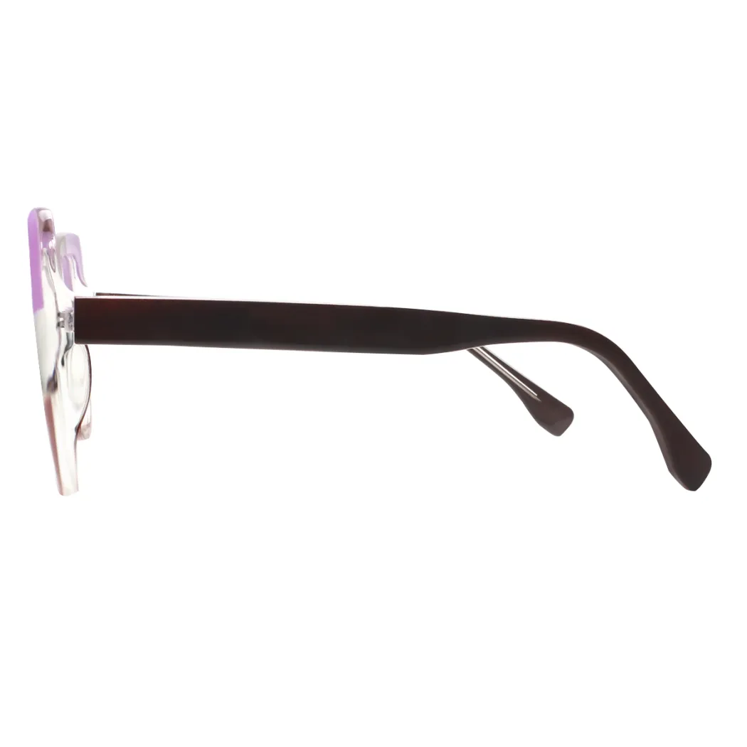 Cat-eye Brown Eyeglasses