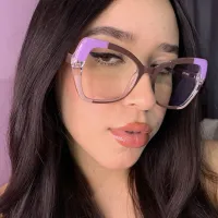 Cat-eye Brown Eyeglasses