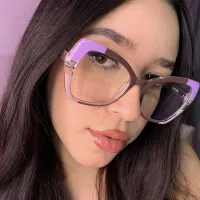 Cat-eye Brown Eyeglasses