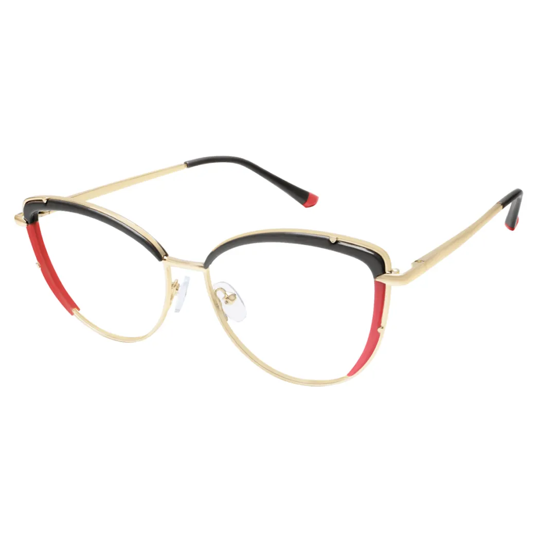 Square Red/Black Eyeglasses
