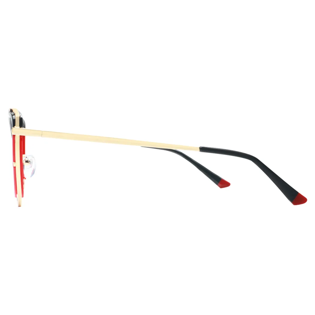 Square Red/Black Eyeglasses