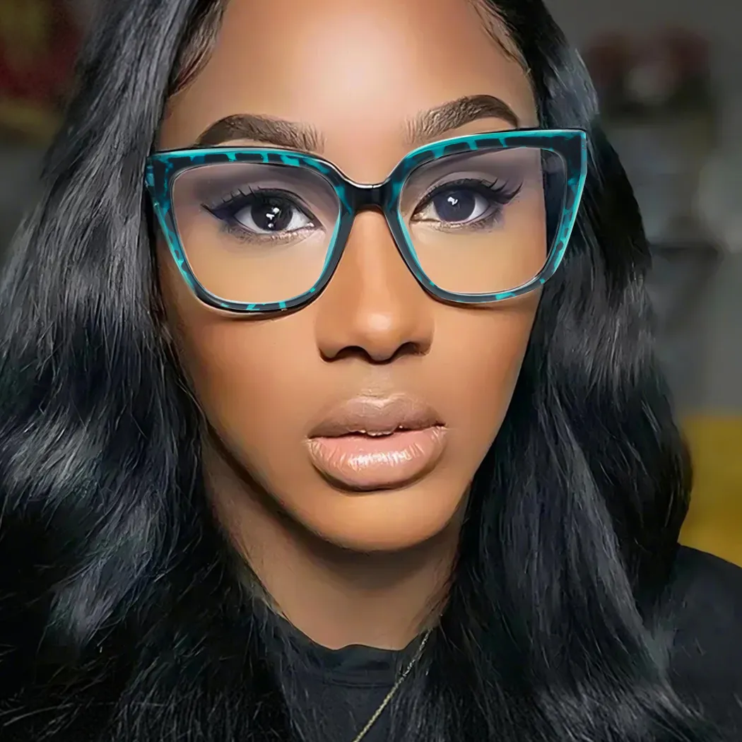Square Tortoiseshell/Pink Eyeglasses