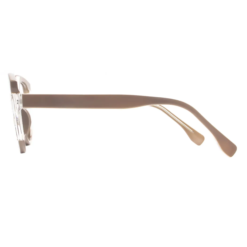 Cat-eye Light Brown Eyeglasses